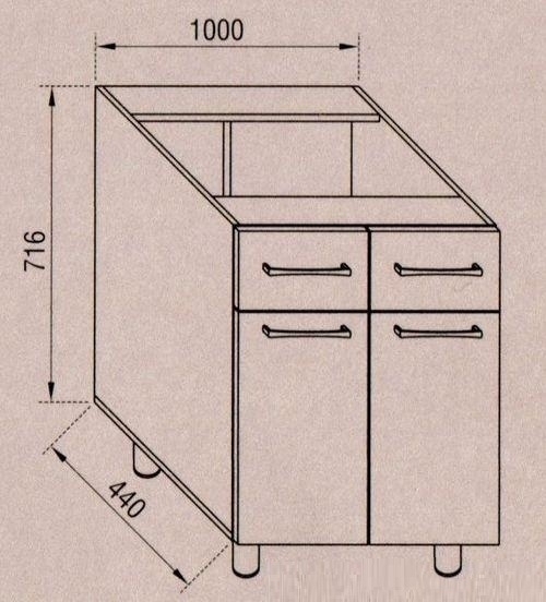 Н 100 низ Модульная система Адель