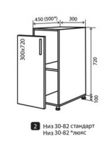 Н2 Тумба 1Д 30 низ