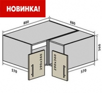 В80 Тумба 88/88 верх