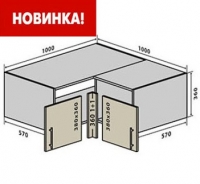 В81 Тумба 100/100 верх