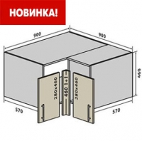 В82 Тумба 90/90 верх