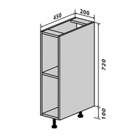 №1 Низ полки 20-82 Миррор Глосс Стандарт Vip-Master