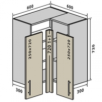 №18 Верх кутовий Миррор Глосс Люкс Vip-Master
