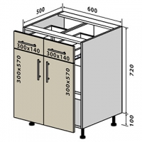 №26 Низ 60-82 (2+2) Миррор Глосс Люкс Vip-Master