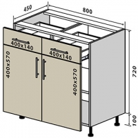 №27 Низ 80-82 (2+2) Миррор Глосс Стандарт Vip-Master