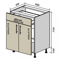 №30 Низ 60-82 (1+2) Миррор Глосс Стандарт Vip-Master