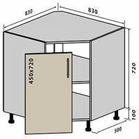 №34 Низ на кут Миррор Глосс Люкс Vip-Master