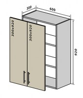 №46 Верх вітрина 60-92 Мода Люкс Vip-Master