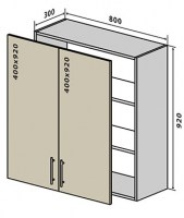 №48 Верх вітрина 80-92 Мода Люкс Vip-Master