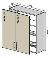 №49 Верх сушка вітрина 80-92 Мода Стандарт Vip-Master
