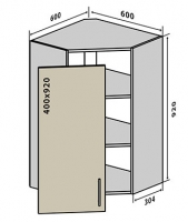№54 Верх кутовий Миррор Глосс Люкс Vip-Master