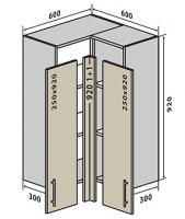 №58 Верх кутовий Миррор Глосс Люкс Vip-Master