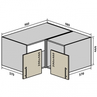 №83 Верх кутовий Миррор Глосс Стандарт Vip-Master