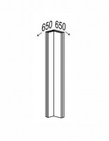 Секція Leo нижня КутН 90°/820 Обманка (LE-095)